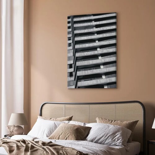  Slika - Architectural Raster (1 Part) Vertical 40x60 Na talijanskom platnu Slike