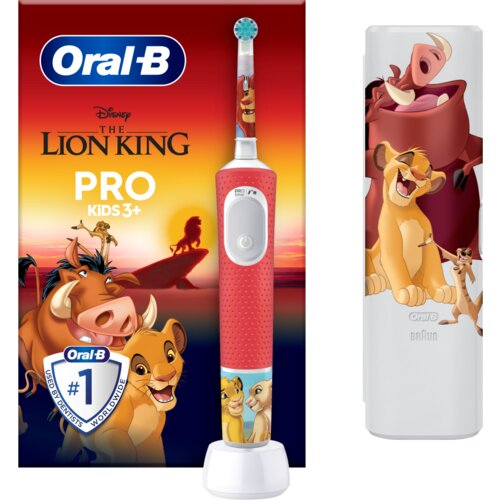 Oral-b PRO Kids 3+ The Lion King električna zobna ščetka z etuijem za otroke 1 kos Cene