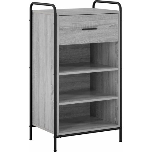  Ormar za cipele 51 x 36 5 x 93 cm Konstruirano drvo Siva Sonoma - Siva Sonoma 51 x 36 5 x 93 cm 1 ladica i 3 police Slike