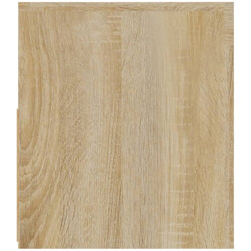  Noćni ormarići 2 kom s LED svjetlima boja hrasta 60x35x40 cm Slike