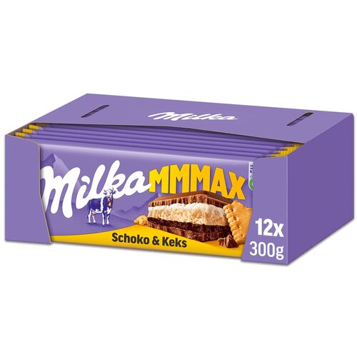 Milka schoco&biscuit čokolada 300g 12 komada Slike