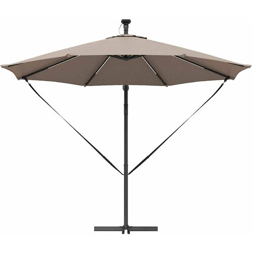  Suncobran Sivo-smeđa 294 x 294 x 248 cm Poliester i aluminij Slike