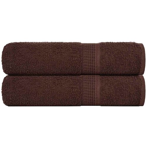 vidaXL Ručnici za tuširanje FROGN 2 kom. Smeđi 70x140 cm 360 g/m² - Smeđa 70 x 140 cm 2 Cene