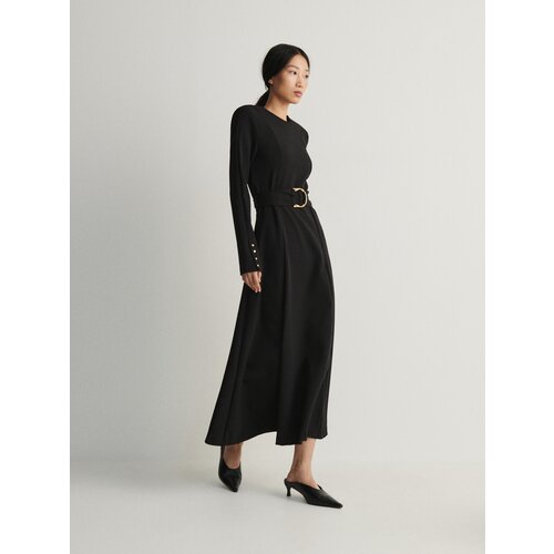 Reserved Ladies` dress & belt - črna Cene
