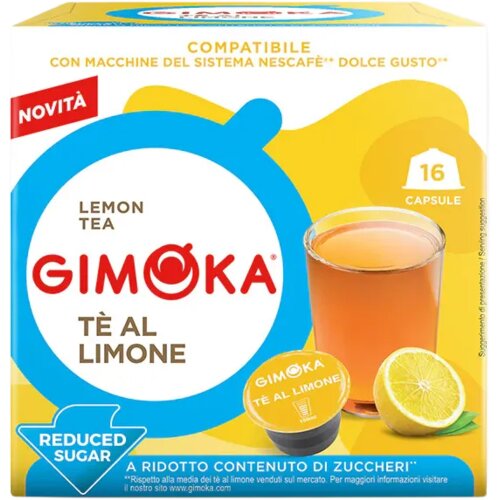 GIMOKA Kapsule za čaj za Dolce Gusto, Limun Slike