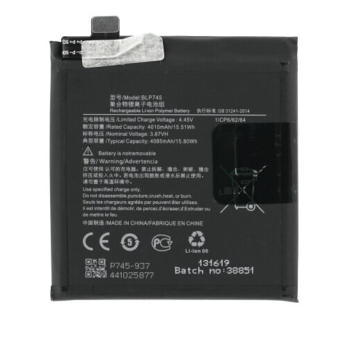  baterija za oneplus 7T pro, BLP745, 3900 mah Slike