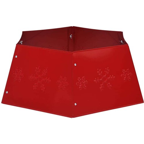 VidaXL Podloga za božićno drvce crvena &amp;Oslash; 68 x 25 cm Slike