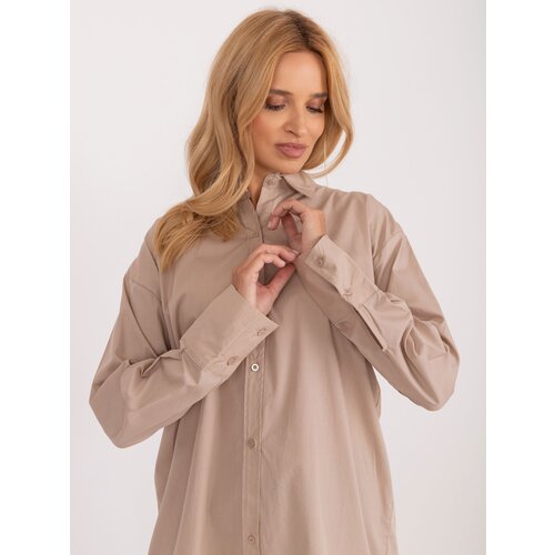 LYKOSS Shirt-BA-KS-0378.60-dark beige Slike
