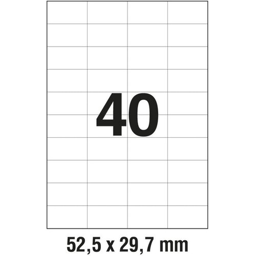  ETIKETE ILK 52,5X29,7MM PK100L ZWECKFORM 3651 Cene