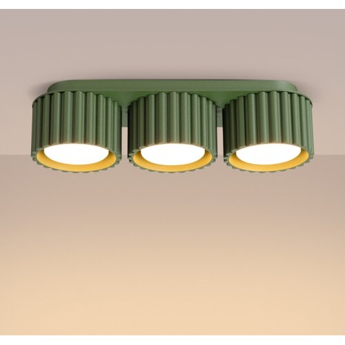 Sollux SL.2631 - Spot svetiljka AURA 3xGX53/10W/230V zelena Slike