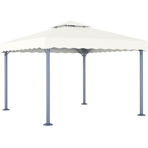 vidaXL Paviljon 300x300 cm krem aluminij Cene