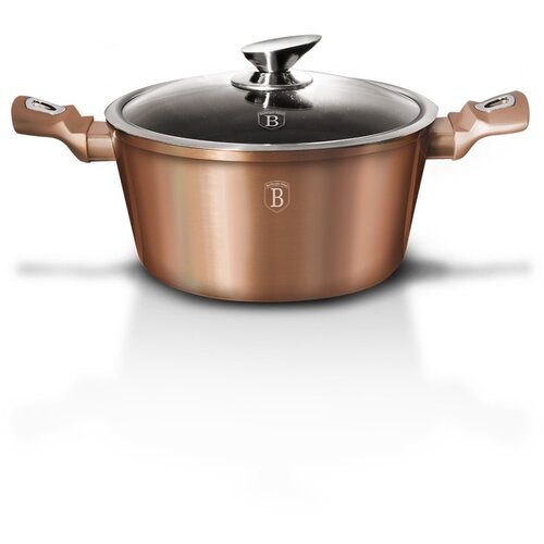 Berlinger Haus šerpa sa poklopcem rose gold metallic collection 24CM Cene