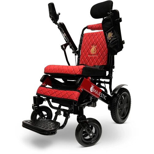 COMFY Električni invalidski voziček GO Majestic IQ 9000 - Samodejni naklon Barva Rdeča Blazina in naslonjalo Rdeča &Scaron;irina sedežne povr&scaron;ine 45 cm, (5000178210) Cene