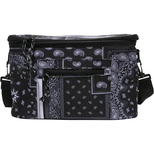 Urban Classics Accessoires Bandana Patchwork Print Cooler Bag Black/white