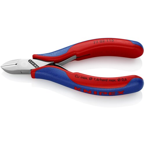 Knipex Kle&scaron;ta za bočno sečenje za elektroniku 115 mm 77 02 115 crveno-plava Cene