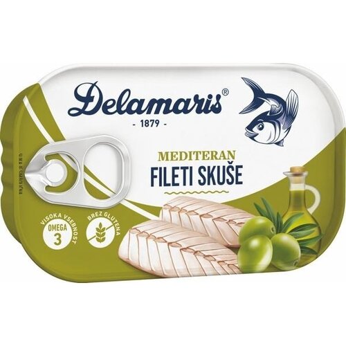 Delamaris Mediteran fileti sku&scaron;e u ulju 125g Cene