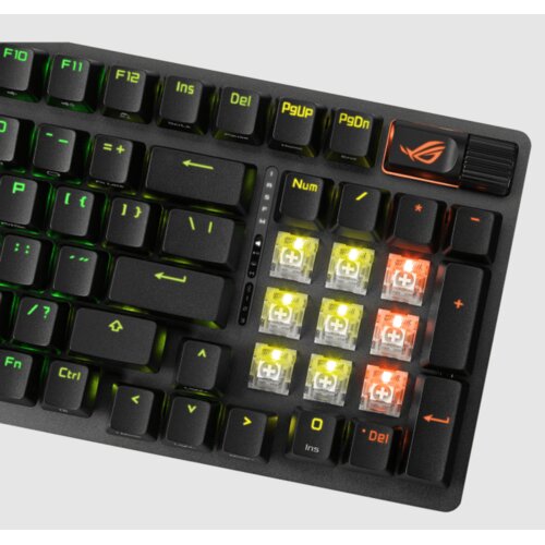 Asus ROG Strix Scope II 96wireless mehanička gamingtastatura, US layout Slike