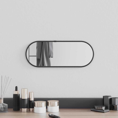 Zidno ogledalo crna 40x15 cm ovalno Cijene