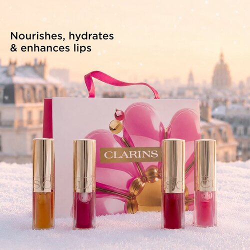Clarins Lip Comfort Oil Collection darilni set za ženske Slike