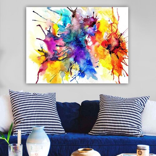 WALLXPERT Dekorativna slika na platnu, 70x100cm, &Scaron;areno Cijene