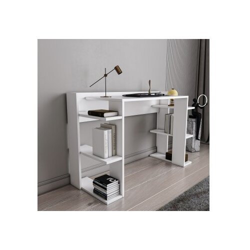 Hanah home Radni sto, 122,7x77x45 cm, Bijeli Slike
