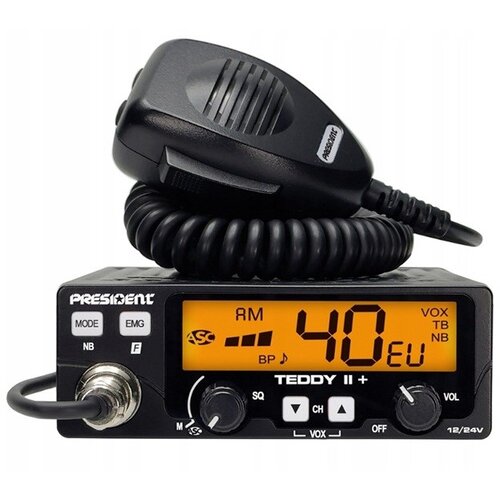 President Teddy II+ AM /FM CB radio Black Slike