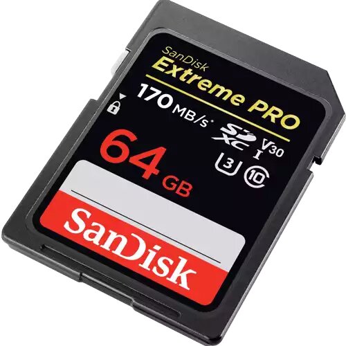 San Disk memorijska kartica sdxc 64GB extreme pro 200MB/s v30 uhs-i C10 us+ad Slike