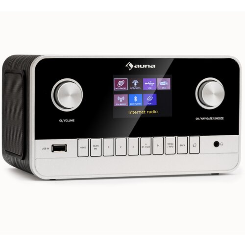 Auna Connect 100 MKII, Internetni radio, Multimedijski predvajalnik, Bluetooth, DAB/DAB+, upravljanje prek aplikacije Cene
