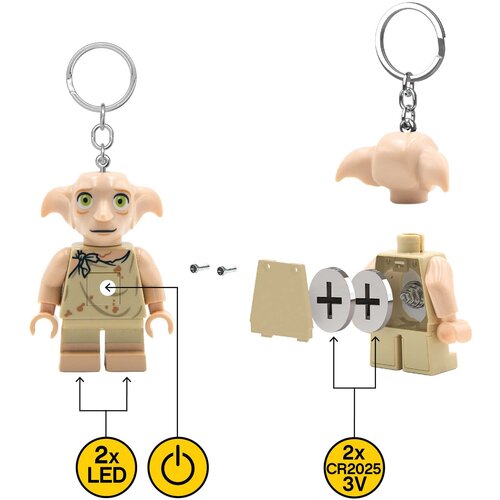 Lego Hari Poter privezak za ključeve sa svetlom: Dobi Slike