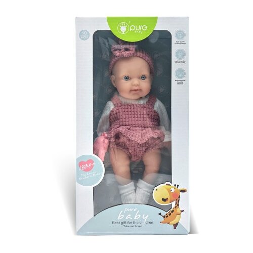  Lutka beba 25 cm sa roze trakom ( 1042304 ) Slike