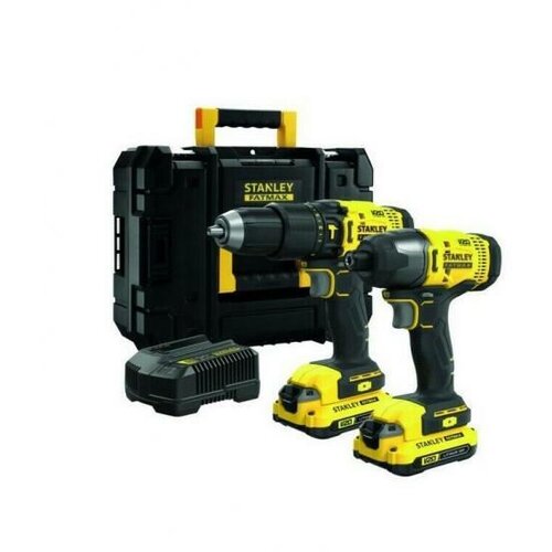 Bosch Irankiu rinkinys Stanley SFMCK465D2T-QW (SFMCD711 + SFMCF800) 18 V 2x2,0 Ah akum. Cijene