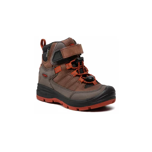 Keen Trekking čevlji Redwood Mid Wp 1023884 Rjava