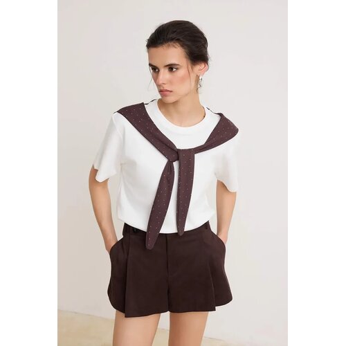 TRENDYOLMILLA Trendyol ženska majica Twoss26Ts00334, smeđa Cene