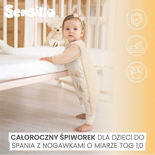 Sensillo cjelogodi&amp;scaron;nja vreća za spavanje s nogicama, veličina L, Zodiac siva, TOG 1.0 Slike