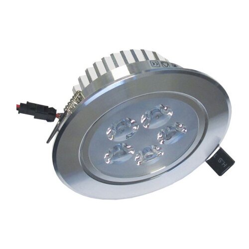 Silver Elit+ 5x1w, 85/265v, 45, 6500k, ugradna led armatura, silver sjajna ( ELS00521 ) Cene