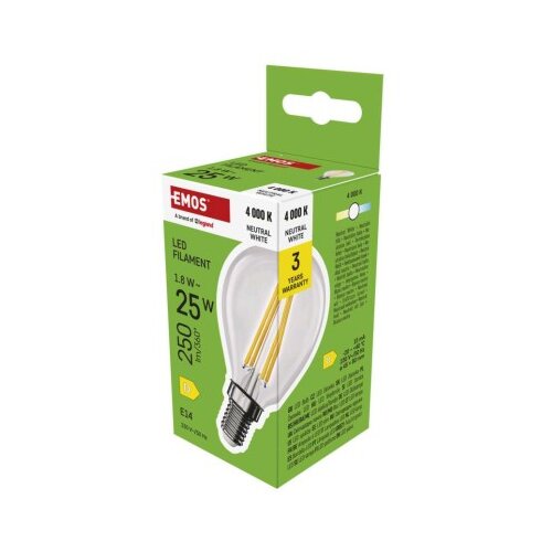  LED žarnica Filament Mini Globe / E14 / 1,8 W (25 W) / 250 lm / Nevtralna bela Cene