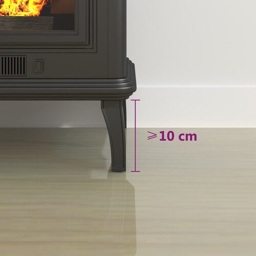  ploča za kamin *Transparent*an 80 x 60 cm Stakl Slike
