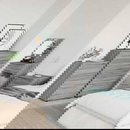 VidaXL Ormarić za pohranu Siva Sonoma 60 x 48 x 81 cm Slike