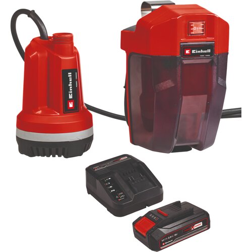 Einhell akumulatorska potopna pumpa za čistu vodu ge-pp 18 rb li + 2,5 ah starter kit 4170429/3810000033 Slike