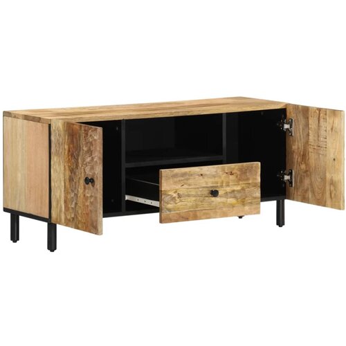 Maison Chic TV omarica - TV stojalo - Televizijska omarica 105x33x46 cm trden mangov les, (21699799) Slike