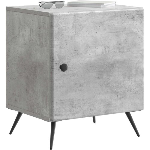  Noćni ormar Betonska siva 43 x 34,5 x 50 cm Konstruirano drvo Slike