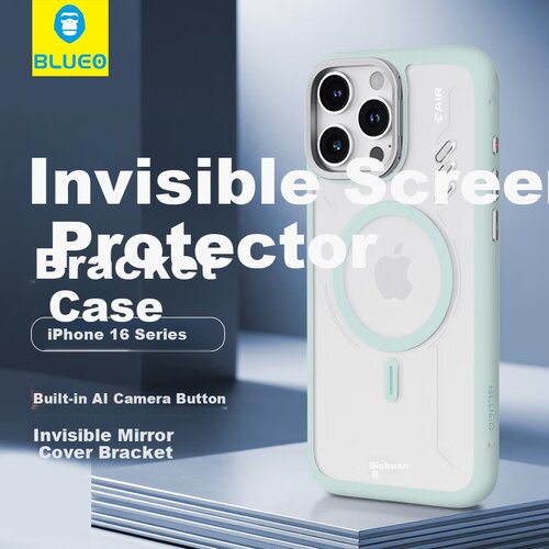  Lanxingxiansheng Maska za mobilni telefon IPhone 16 Pro Max, Providno-plava Cene