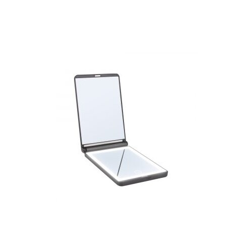  Ogledalo kozmetičko Smile LED Compact preklopno 9 x 14 cm &amp;ndash; Crno Slike