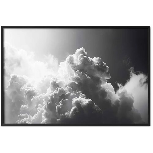  Plakat Extraordinary Phenomenon: The Sun Illuminating Dark Clouds 30x21 Crni okvir Cijene