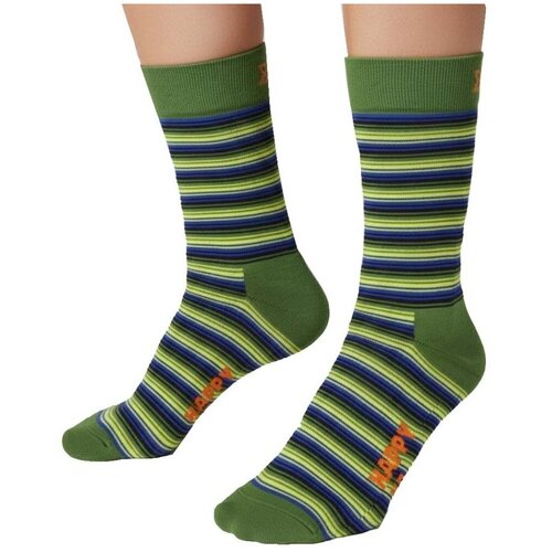 Happy Socks Dokolenke MINI STRIPE Zelena Cene