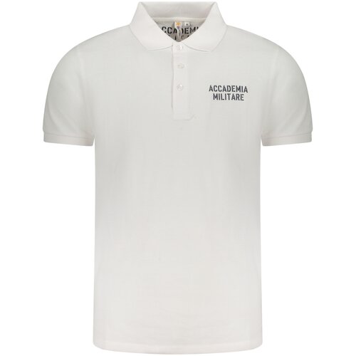 ACCADEMIA MILITARE MILITARY ACADEMY MEN&amp;amp;#39;S SHORT SLEEVE POLO WHITE Slike