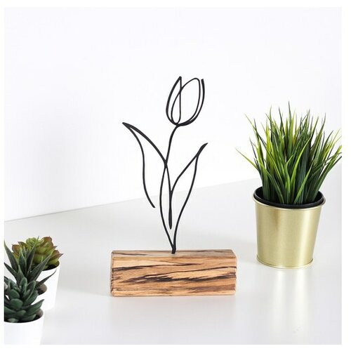 Aberto Design dekorativni predmet tulip - crno Cene