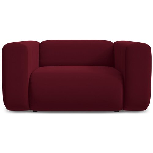 Makamii Bordo rdeč žameten fotelj Ekahi – Cene