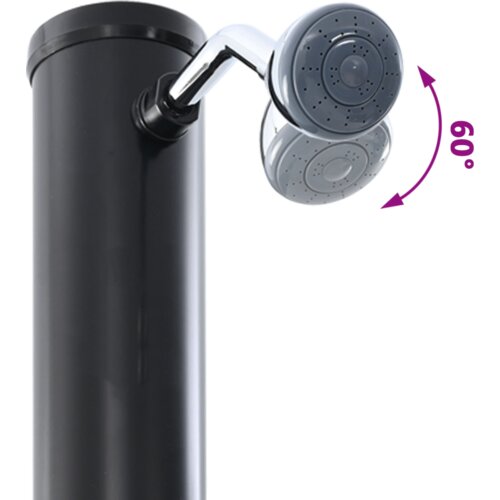VidaXL Zunanji Solarni Tu&amp;scaron; z Vodo 217 cm 20 L Slike