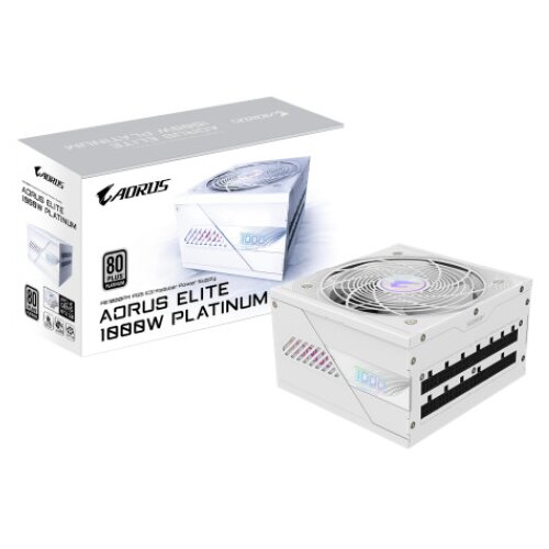 Gigabyte AORUS ELITE P1000W 80+ Platinum Modular PCIe 5.0 ICE ( GP-AE1000PM PG5 ICE ) Cene